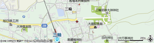 奈良県桜井市三輪1243周辺の地図