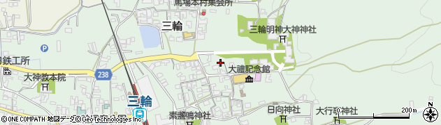 奈良県桜井市三輪514周辺の地図