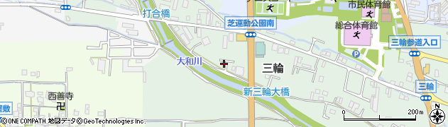 奈良県桜井市三輪1092周辺の地図