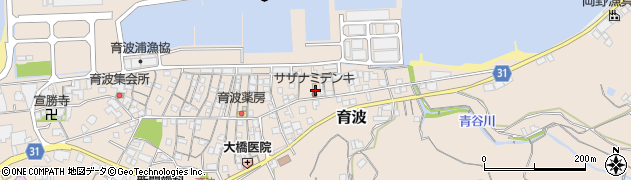 兵庫県淡路市育波53周辺の地図