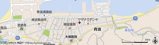 兵庫県淡路市育波81周辺の地図