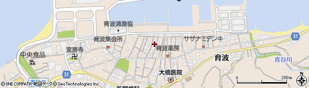 兵庫県淡路市育波172周辺の地図