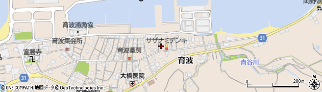 兵庫県淡路市育波53-6周辺の地図