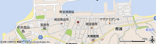 兵庫県淡路市育波256-2周辺の地図