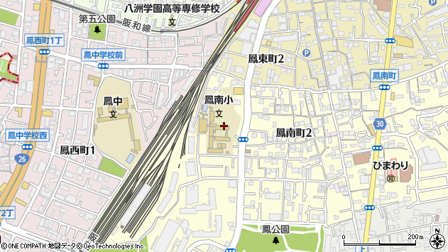 〒593-8325 大阪府堺市西区鳳南町の地図