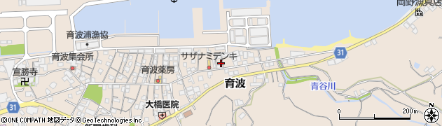 兵庫県淡路市育波50周辺の地図
