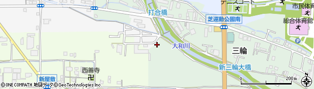 奈良県桜井市三輪889周辺の地図