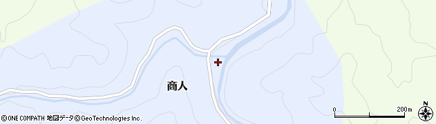 島根県津和野町（鹿足郡）商人周辺の地図