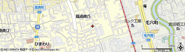 鳳南町ひごい公園周辺の地図