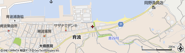 兵庫県淡路市育波40周辺の地図