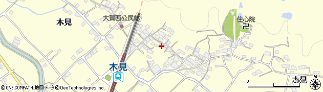 岡山県倉敷市木見周辺の地図