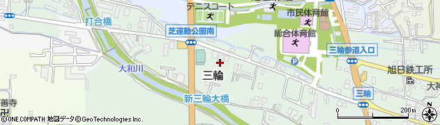 奈良県桜井市三輪1105周辺の地図