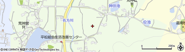 岡山県浅口市金光町佐方周辺の地図