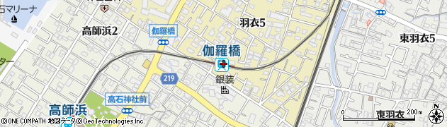 大阪府高石市周辺の地図