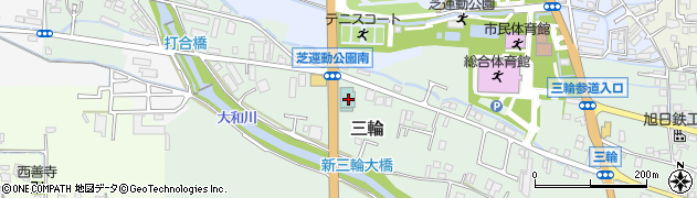 奈良県桜井市三輪744周辺の地図