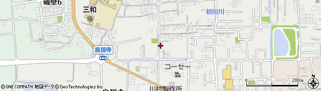 奈良県香芝市良福寺691周辺の地図
