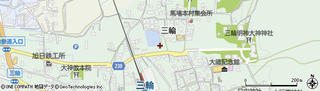 奈良県桜井市三輪559周辺の地図