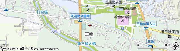 奈良県桜井市三輪701周辺の地図