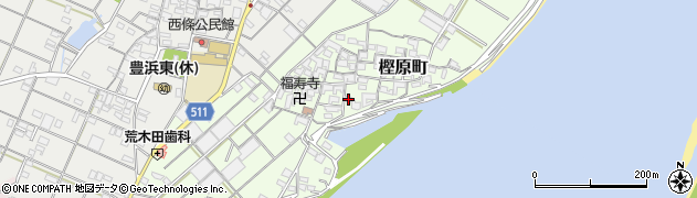 三重県伊勢市樫原町121周辺の地図