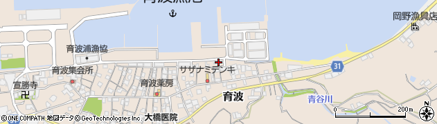 兵庫県淡路市育波44周辺の地図