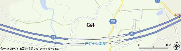 兵庫県淡路市仁井周辺の地図