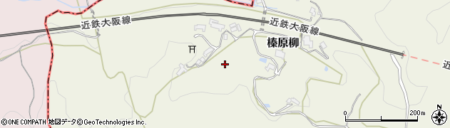 奈良県宇陀市榛原柳周辺の地図