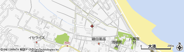 三重県伊勢市大湊町周辺の地図