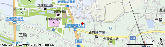 奈良県桜井市三輪656周辺の地図