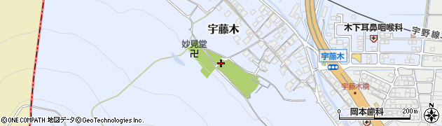 岡山県玉野市宇藤木周辺の地図
