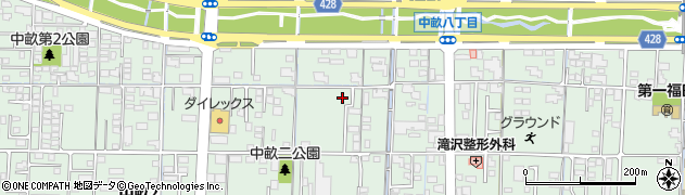 岡山県倉敷市中畝周辺の地図