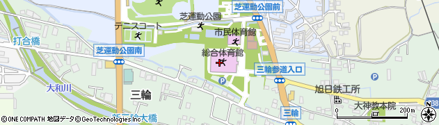 奈良県桜井市三輪686周辺の地図