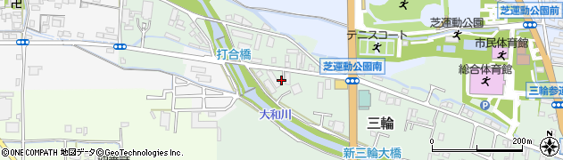 奈良県桜井市三輪807周辺の地図