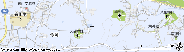 広島県福山市駅家町（今岡）周辺の地図