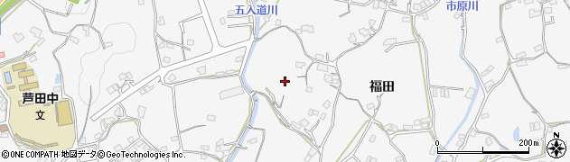 広島県福山市芦田町福田206周辺の地図