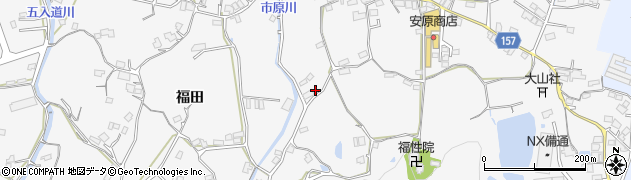 広島県福山市芦田町福田2468周辺の地図