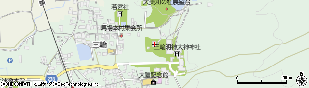 奈良県桜井市三輪246周辺の地図