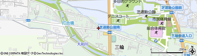 奈良県桜井市三輪768周辺の地図