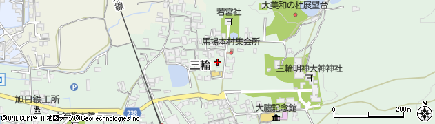 奈良県桜井市三輪536周辺の地図