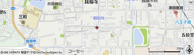 奈良県香芝市良福寺281周辺の地図