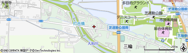 奈良県桜井市三輪805周辺の地図