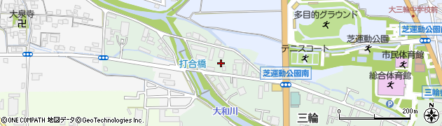 奈良県桜井市三輪817周辺の地図
