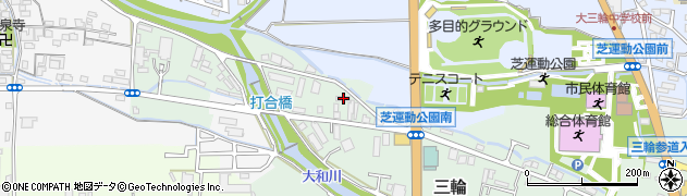 奈良県桜井市三輪767周辺の地図