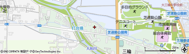 奈良県桜井市三輪801周辺の地図