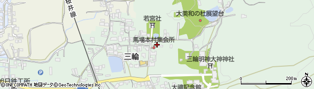奈良県桜井市三輪233周辺の地図