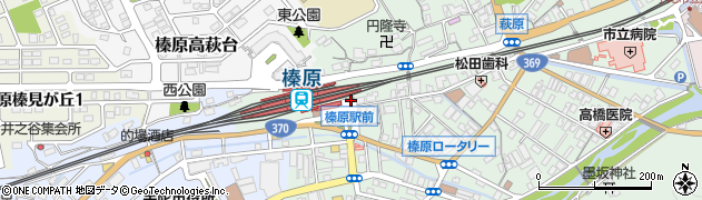 奈良交通株式会社榛原旅行センター周辺の地図