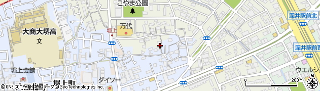 大阪府堺市中区深井清水町2233周辺の地図