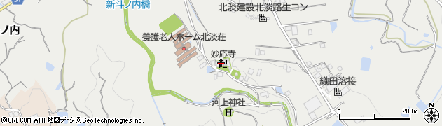 妙応寺周辺の地図