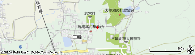 奈良県桜井市三輪239周辺の地図
