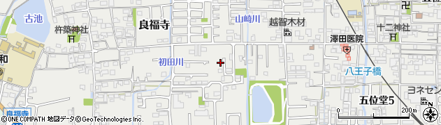 奈良県香芝市良福寺192周辺の地図