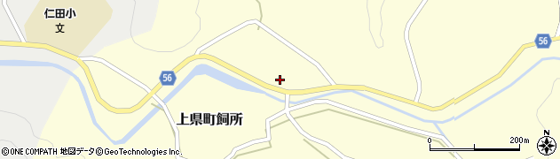 長崎県対馬市上県町飼所118周辺の地図